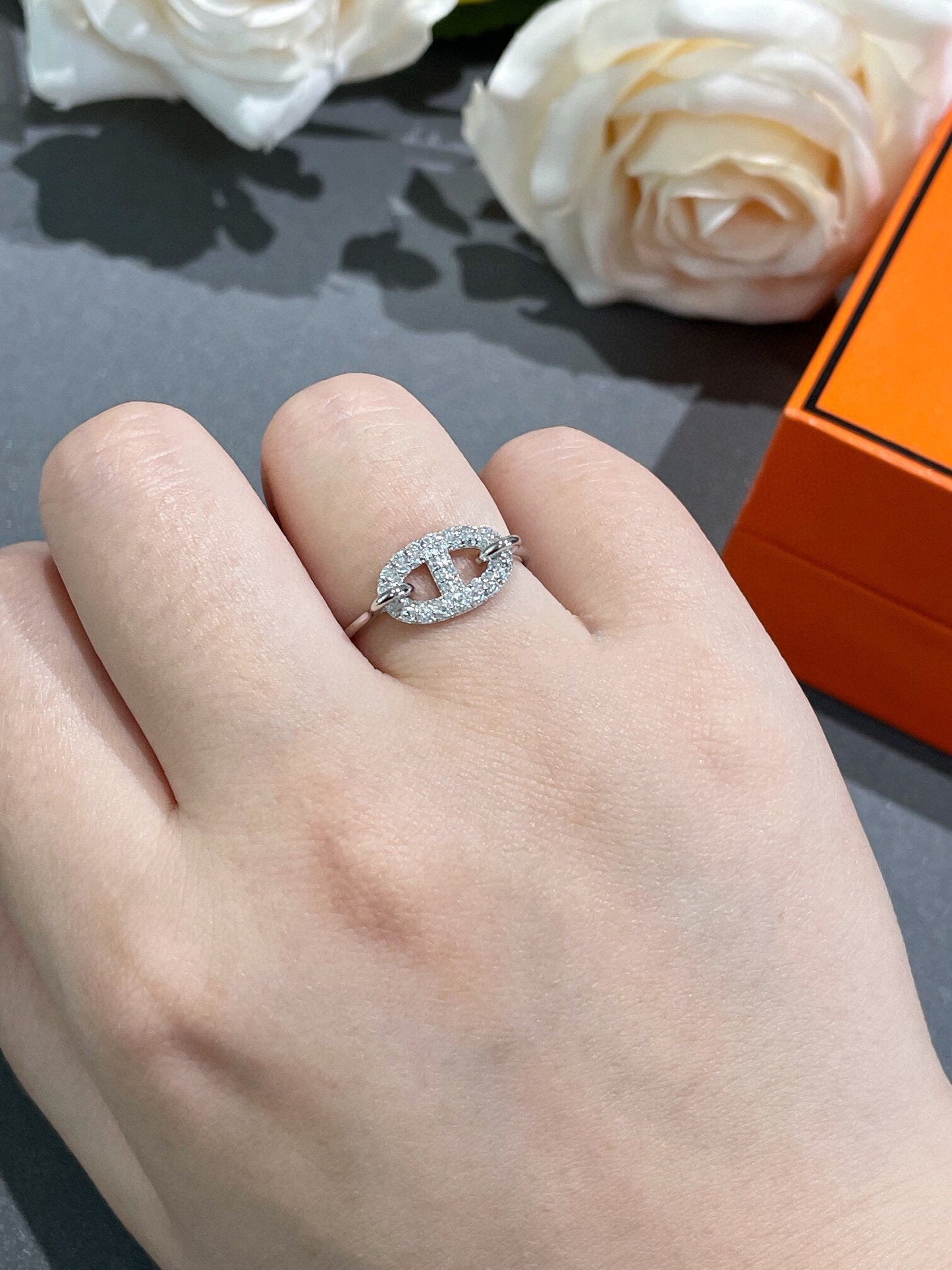 [OAK JURI]RONDE SMALL DIAMOND RING