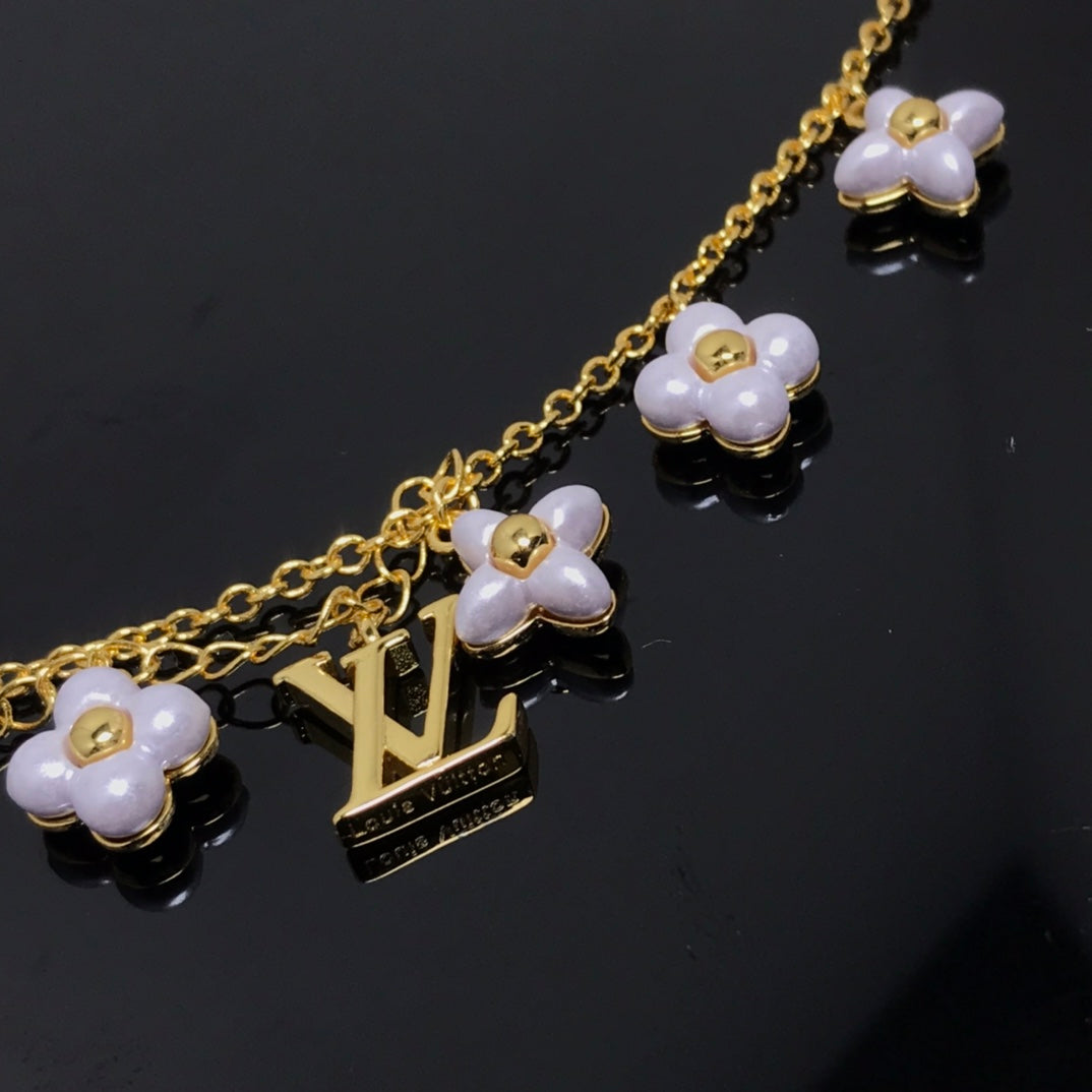 [OAK JURI]LOGO 6 MOTIF STAR AND SUN GOLD BRACELET