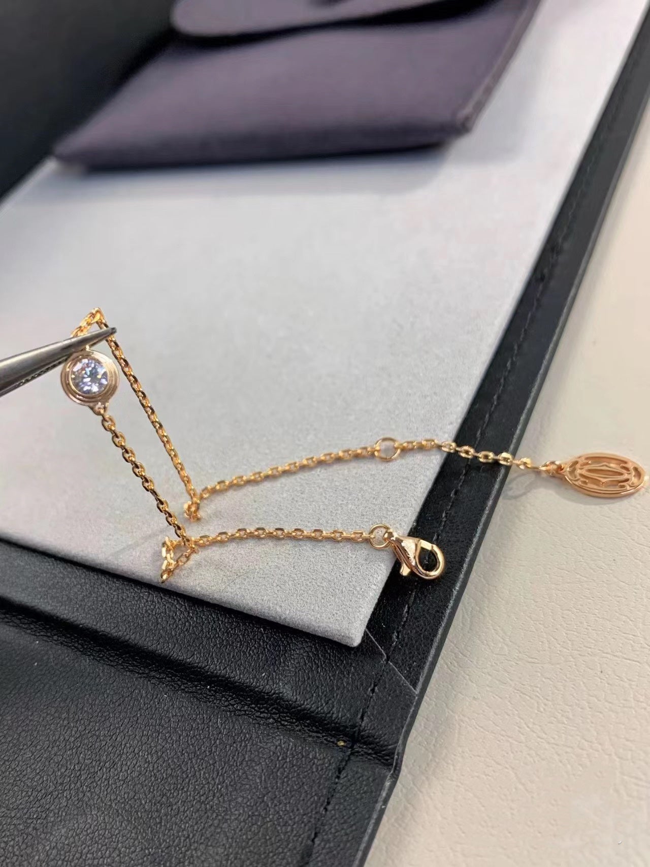 [OAK JURI]DAMOUR DIAMOND LINK BRACELET