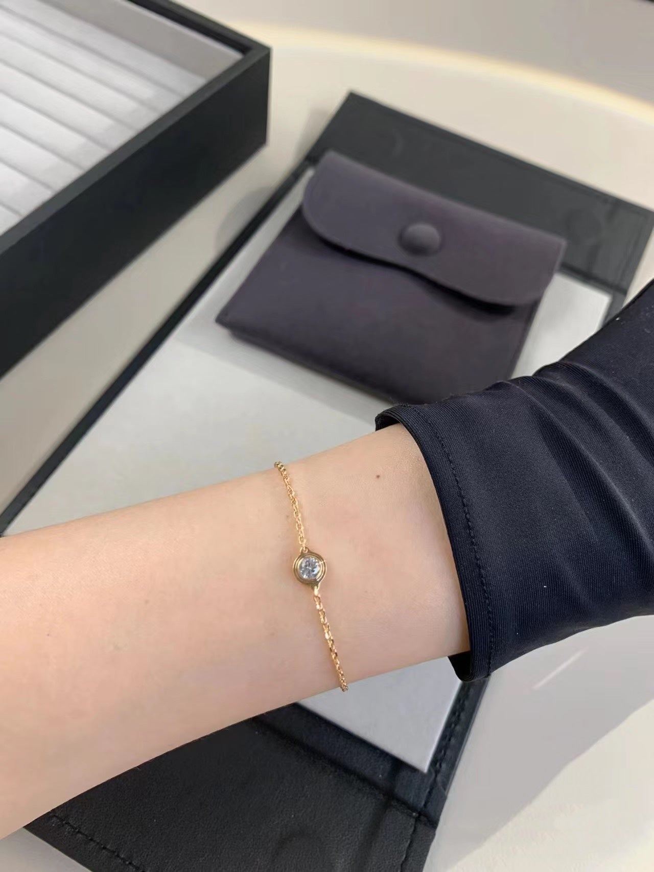[OAK JURI]DAMOUR DIAMOND LINK BRACELET