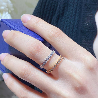 [OAK JURI]BEE LOVE DIAMOND PAVED SMALL RING