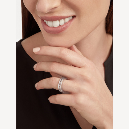 [OAK JURI]ZERO 1 ONE-BAND WITH OPENWORK LOGO SPIRAL RING