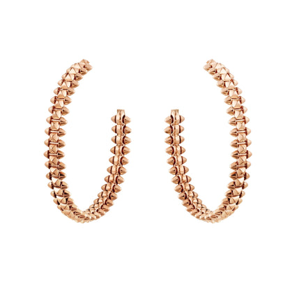 [OAK JURI]CLASH LARGE HOOP EARRINGS