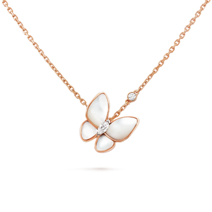 [OAK JURI]BUTTERFLY MOP DIAMOND NECKLACE
