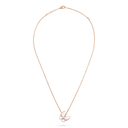 [OAK JURI]BUTTERFLY MOP DIAMOND NECKLACE