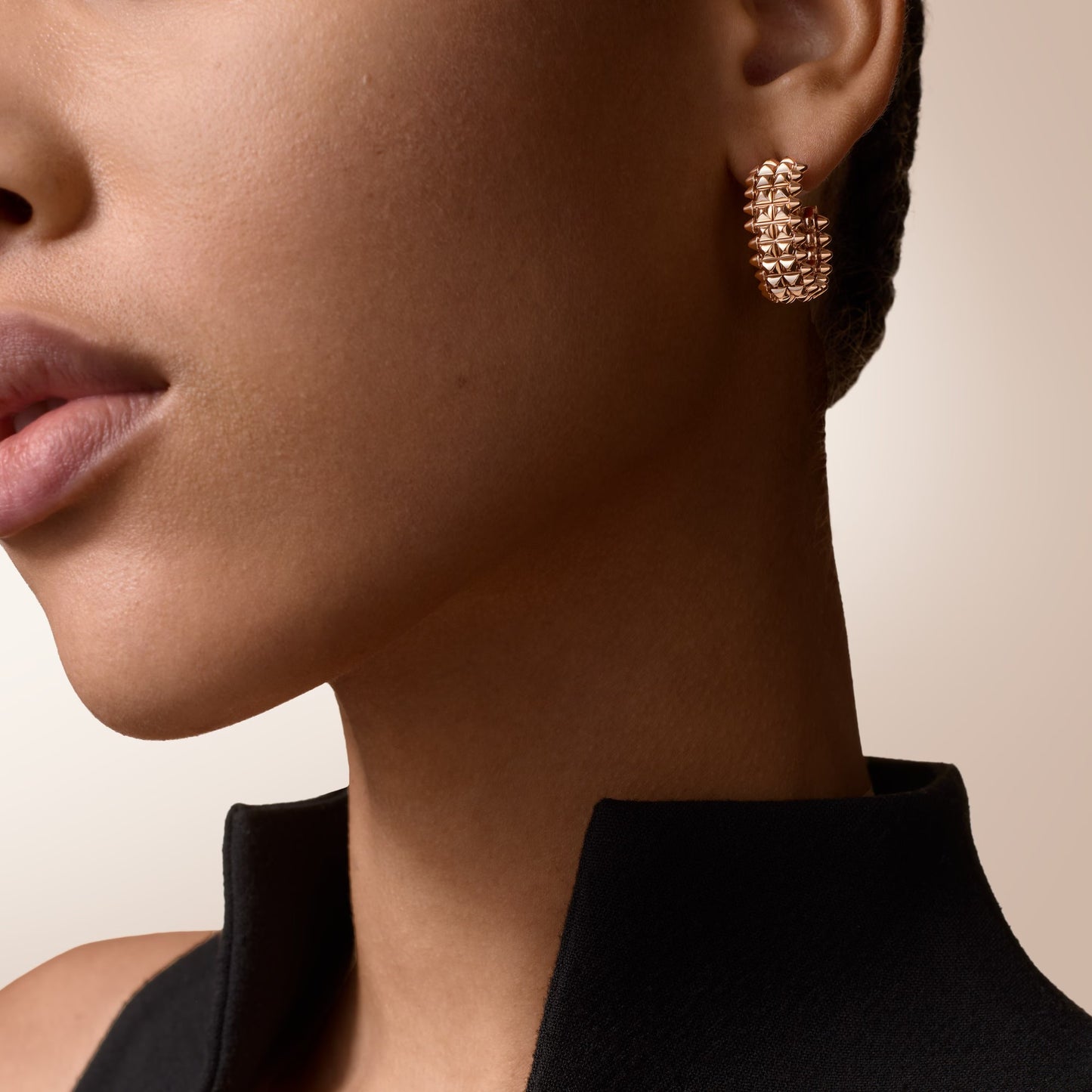 [OAK JURI]CLASH 9.2MM DOUBLE ROW EARRINGS