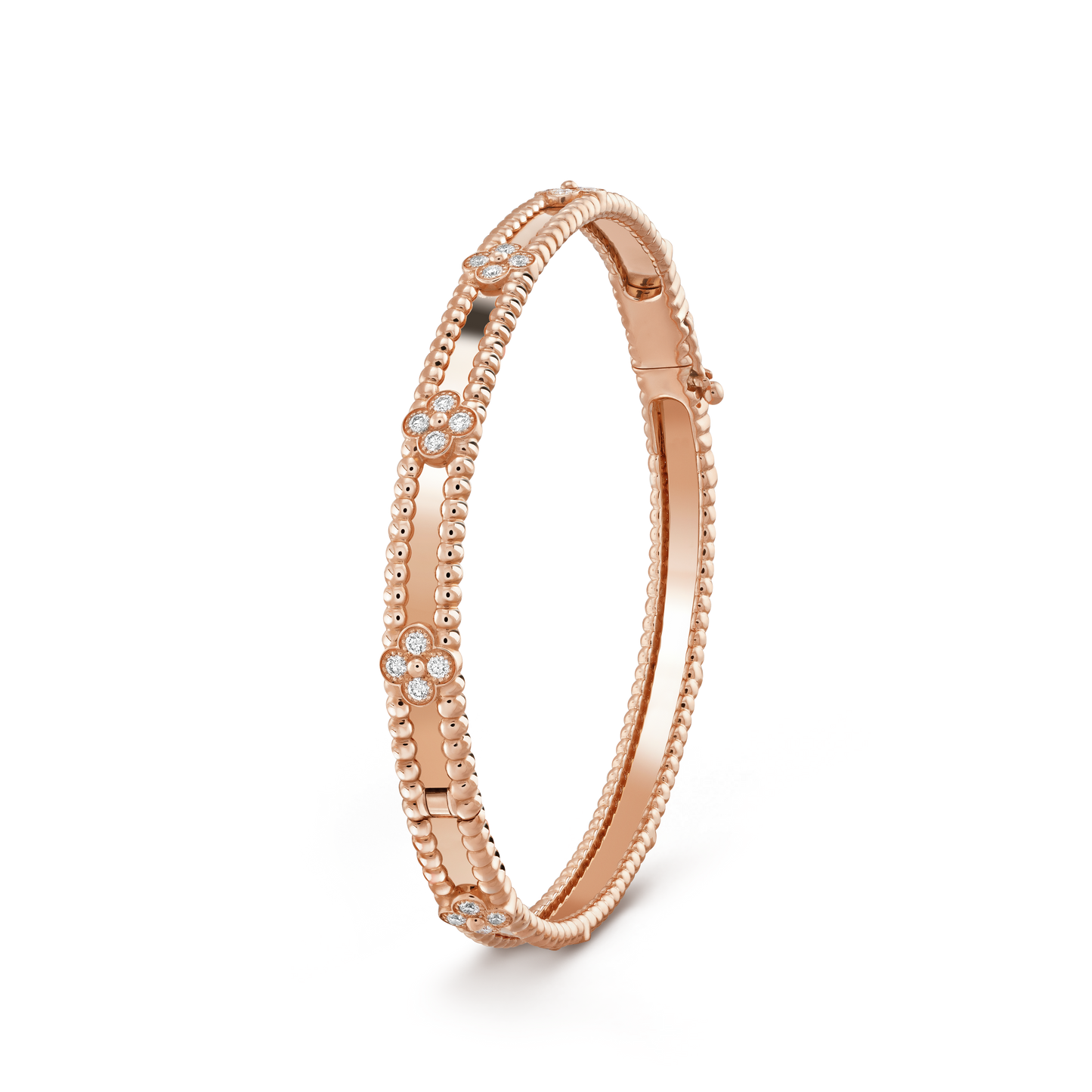 [OAK JURI]CLOVER BRACELET 4MM DIAMONDS
