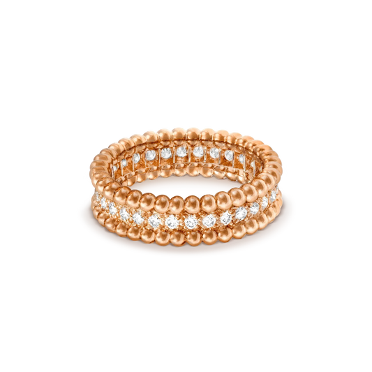 [OAK JURI]PERLEE DIAMOND ROSE GOLD RING