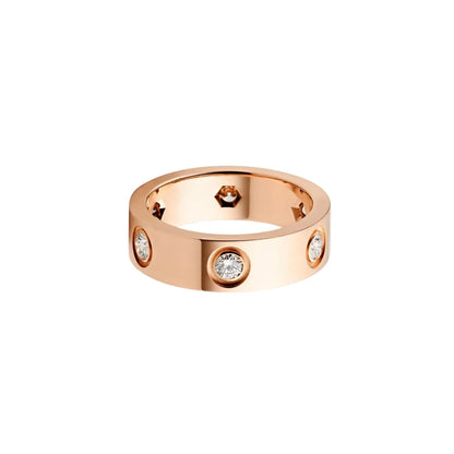 [OAK JURI]LOVE 5.5MM 6 DIAMOND RING