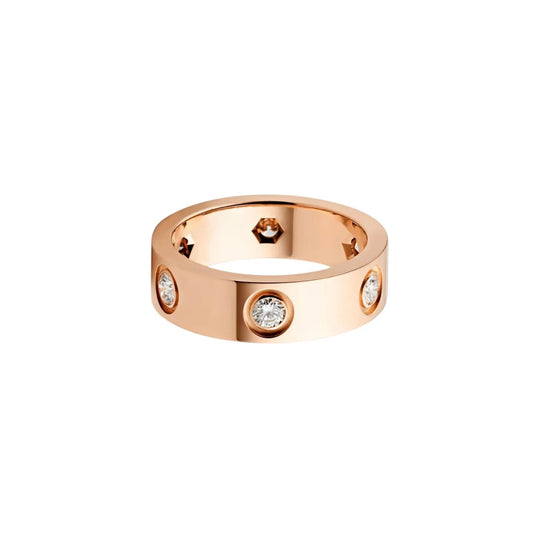 [OAK JURI]LOVE 5.5MM 6 DIAMOND RING