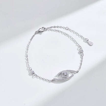 [OAK JURI]Lucky Eye Pave-Set Diamond Bracelet