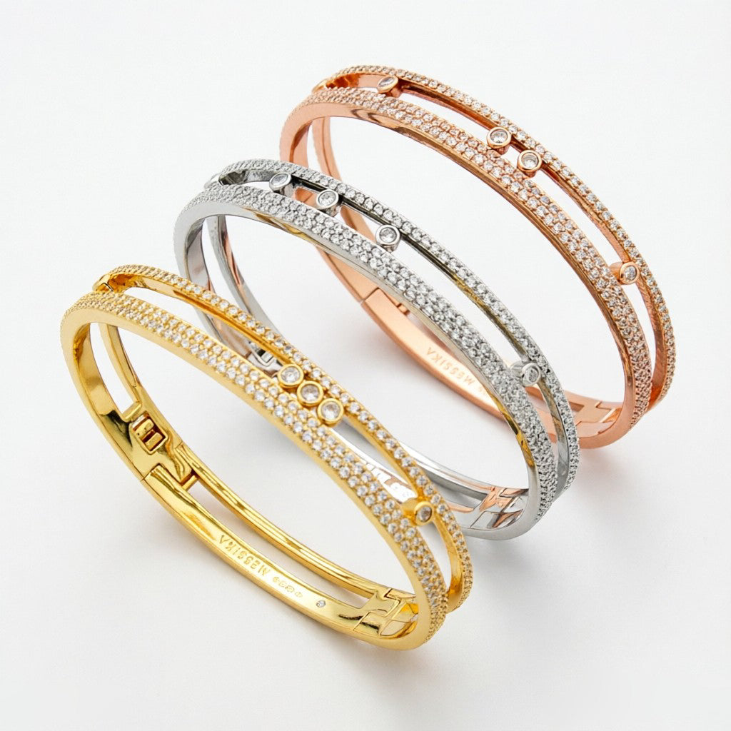 [OAK JURI]Move Romane pavé bangle