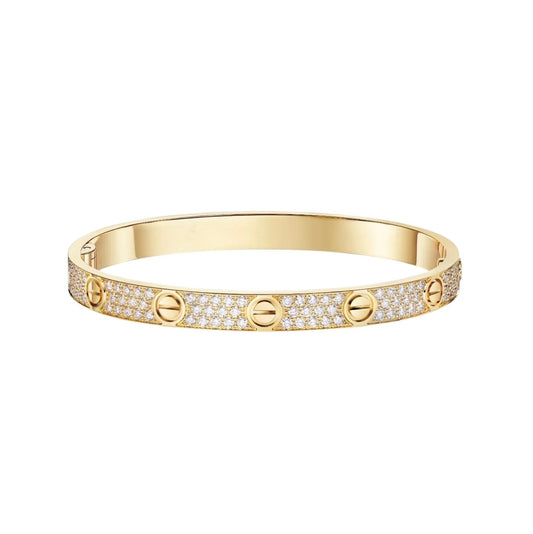 [OAK JURI]LOVE BRACELET 6.1MM DIAMOND-PAVED