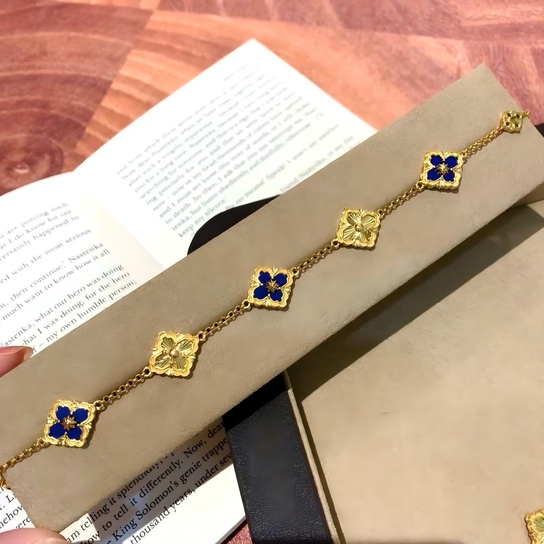 [OAK JURI]OPERA 5 MOTIFS TULLE ENAMEL BRACELET