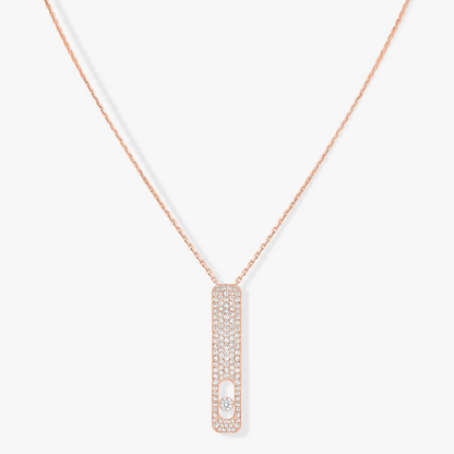 [OAK JURI]MY FIRST DIAMOND PAVED NECKLACE