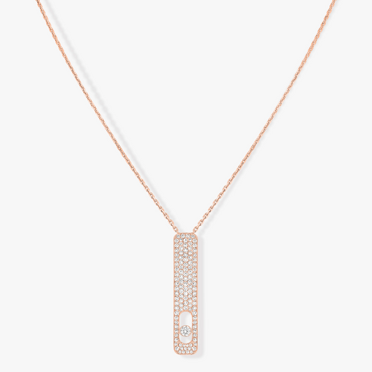 [OAK JURI]MY FIRST DIAMOND PAVED NECKLACE