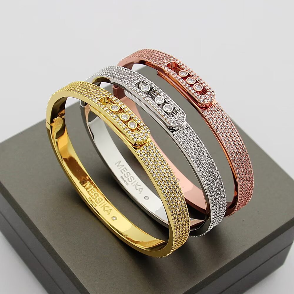 [OAK JURI]Move Noa Full Pavé Diamond Bangle Bracelet
