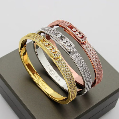 [OAK JURI]Move Noa Full Pavé Diamond Bangle Bracelet
