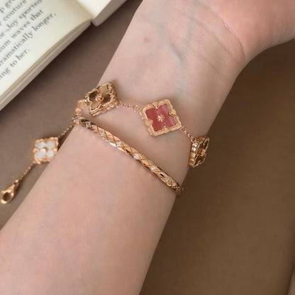 [OAK JURI]OPERA 5 MOTIFS TULLE ENAMEL BRACELET