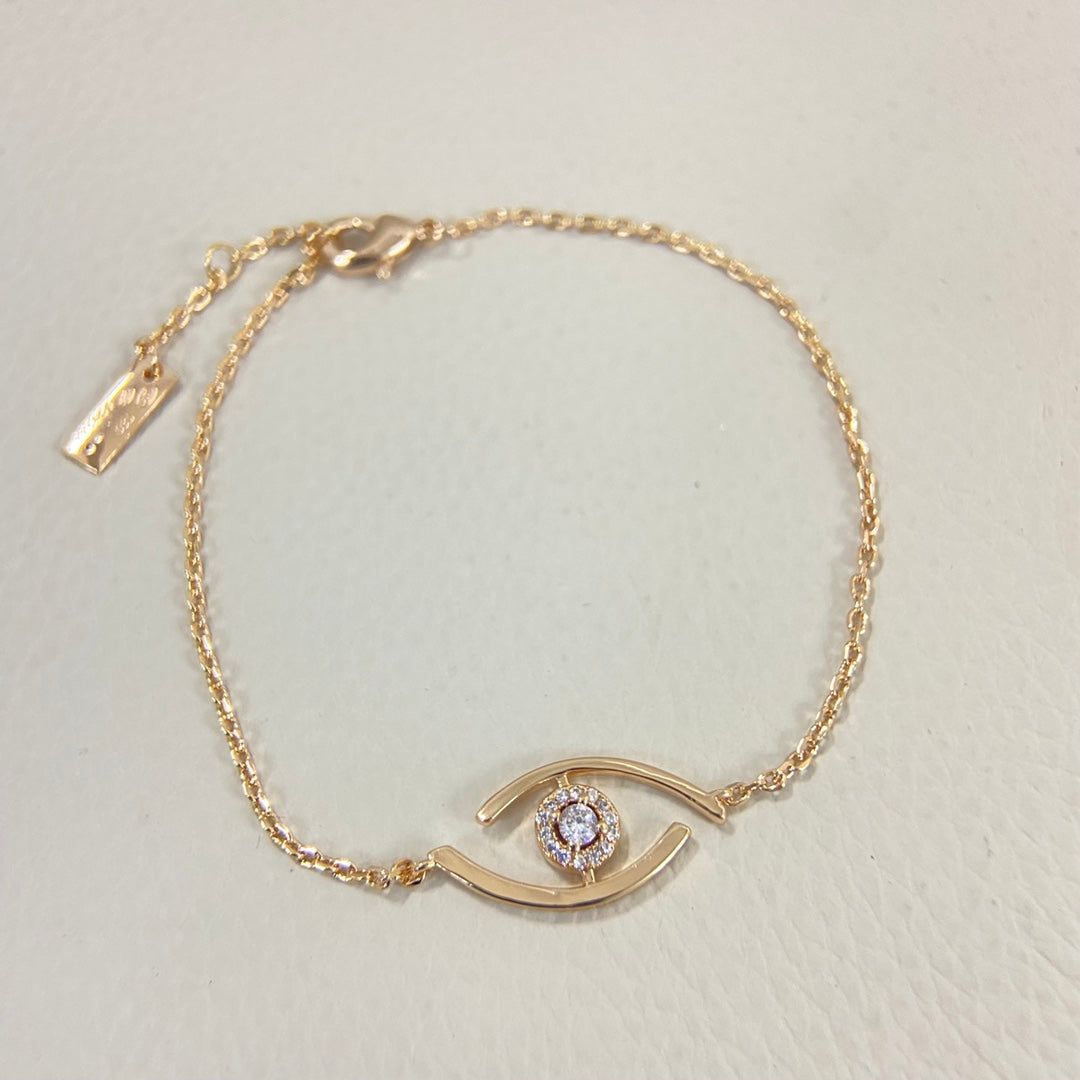 [OAK JURI]Lucky Eye Pave-Set Diamond Bracelet