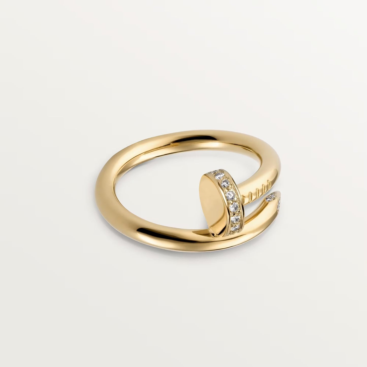 [OAK JURI]JUSTE RING 2.6MM HALF DIAMOND