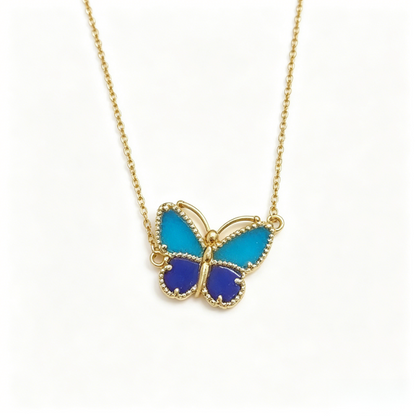[OAK JURI] 2026 NEW LUCKY BUTTERFLY 1 MOTIFS NECKLACE
