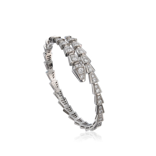 [OAK JURI]SERPENTI BRACELET 6MM SILVER DIAMOND