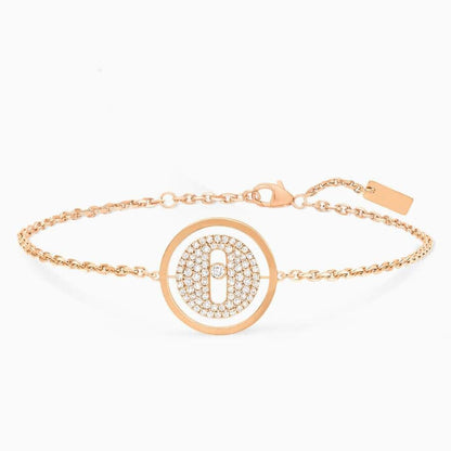 [OAK JURI]LUCKY MOVE DIAMOND PAVED BRACELET