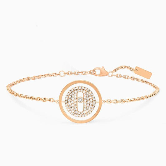 [OAK JURI]LUCKY MOVE DIAMOND PAVED BRACELET