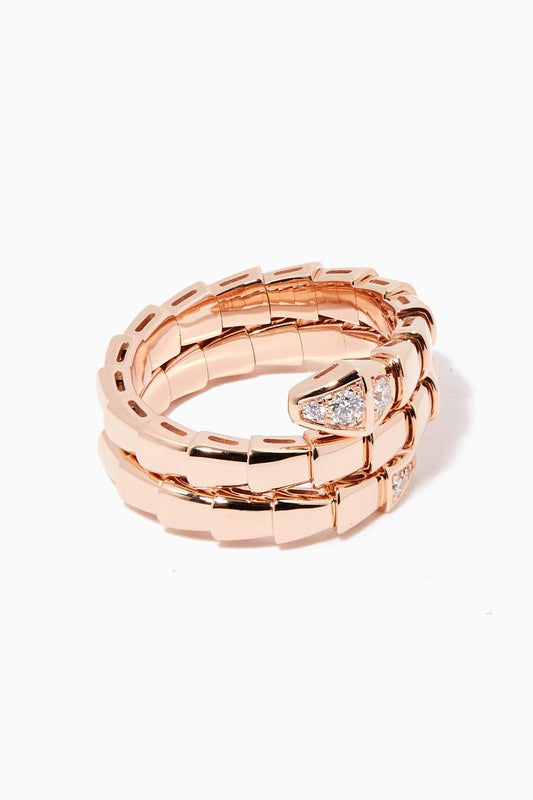 [OAK JURI]SERPENTS DOUBLE ROW DIAMOND RING