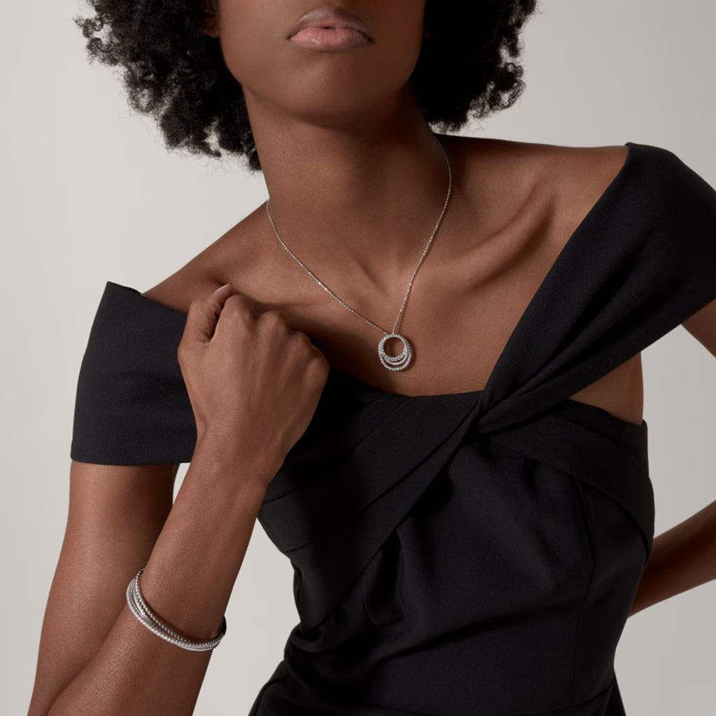 [OAK JURI]ETINCELLE  FULL DIAMOND NECKLACE