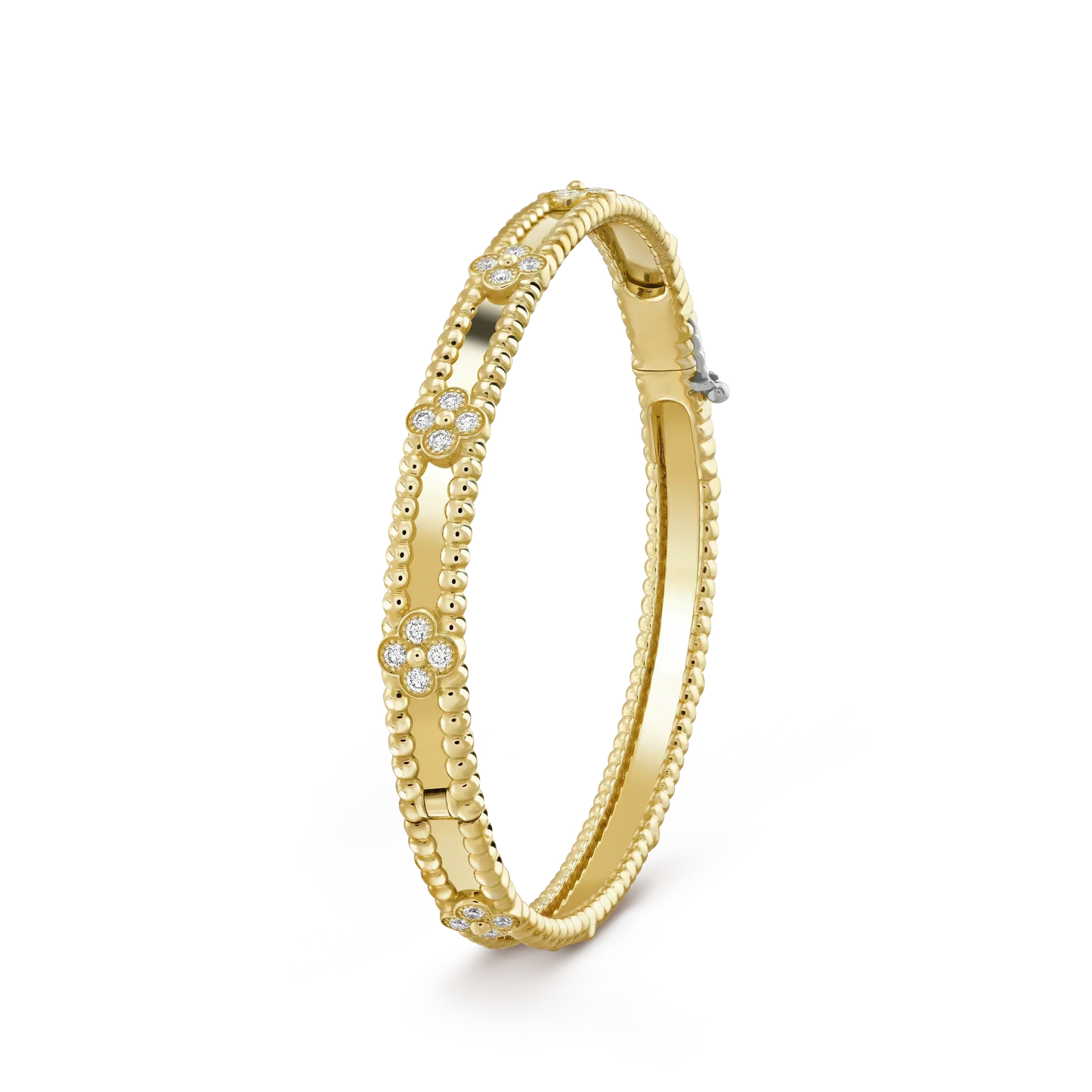 [OAK JURI]CLOVER BRACELET 4MM DIAMONDS