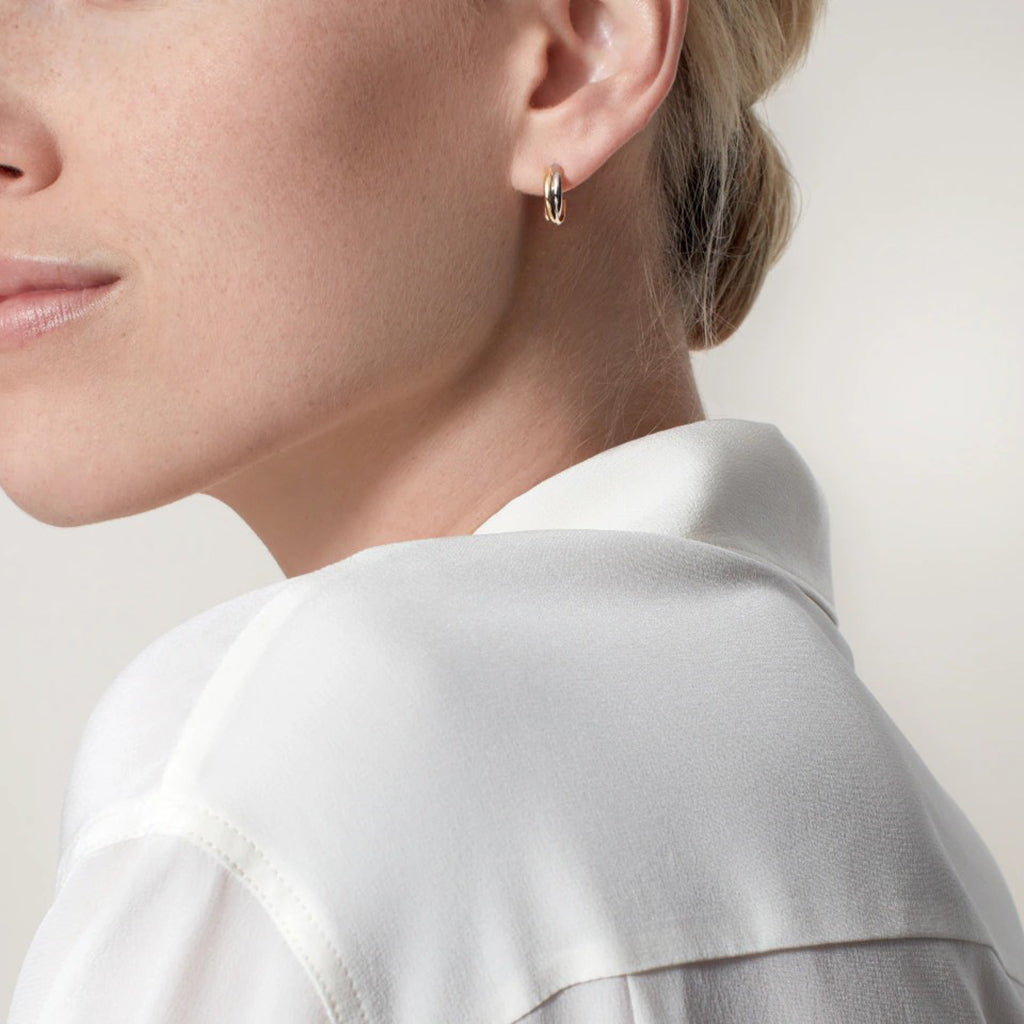 [OAK JURI]TRINITY ON DIAMOND MINI EARRINGS
