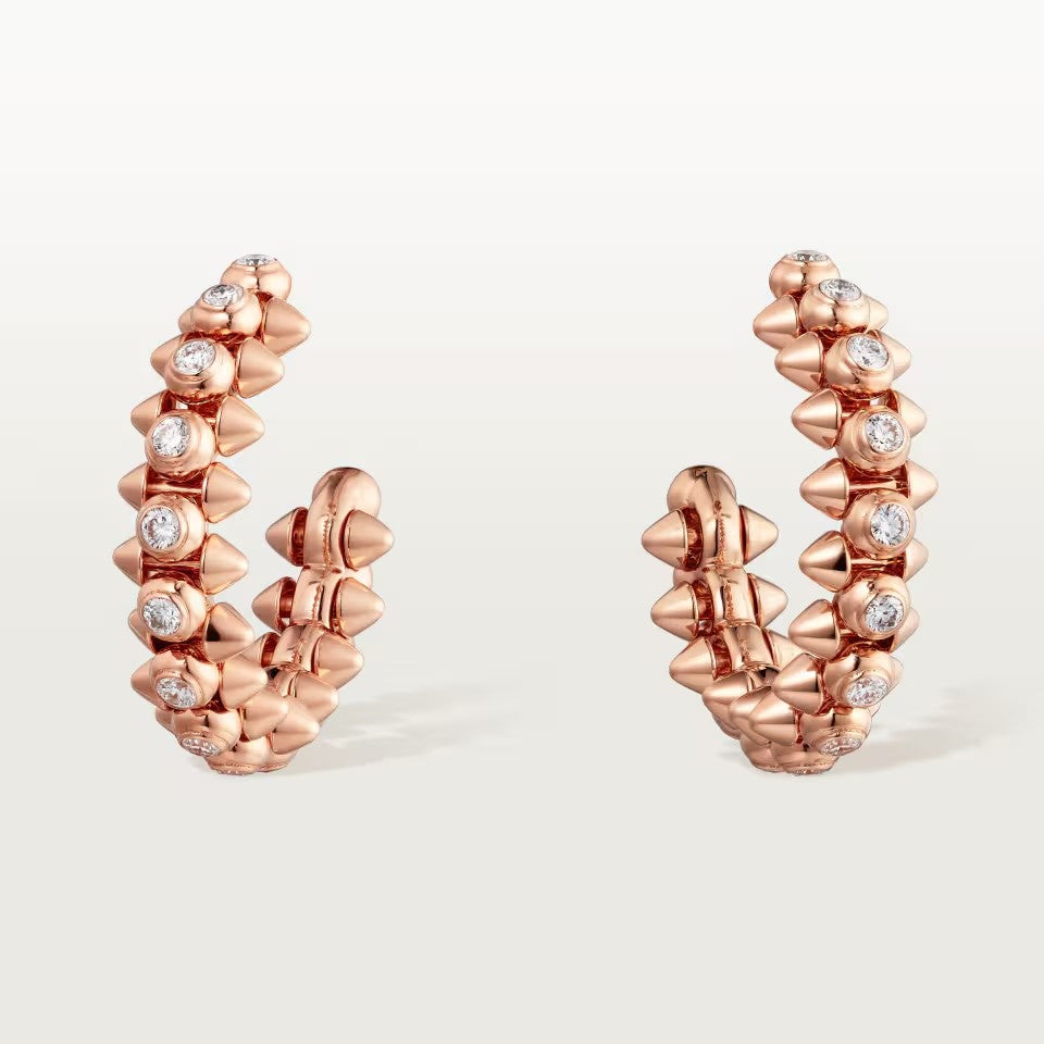 [OAK JURI]CLASH FULL DIAMOND MEDIUM EARRINGS