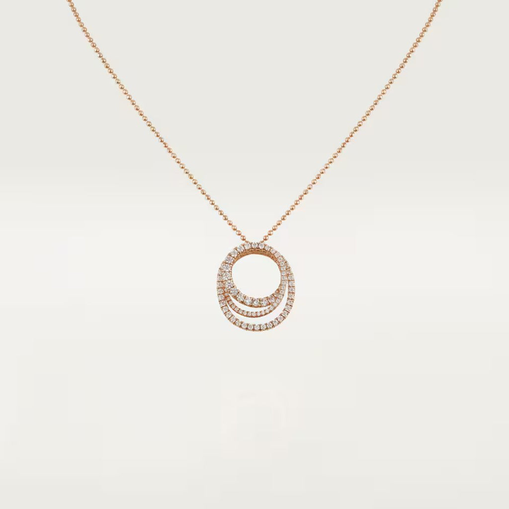 [OAK JURI]ETINCELLE  FULL DIAMOND NECKLACE