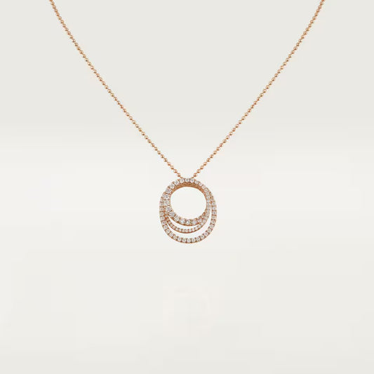 [OAK JURI]ETINCELLE  FULL DIAMOND NECKLACE