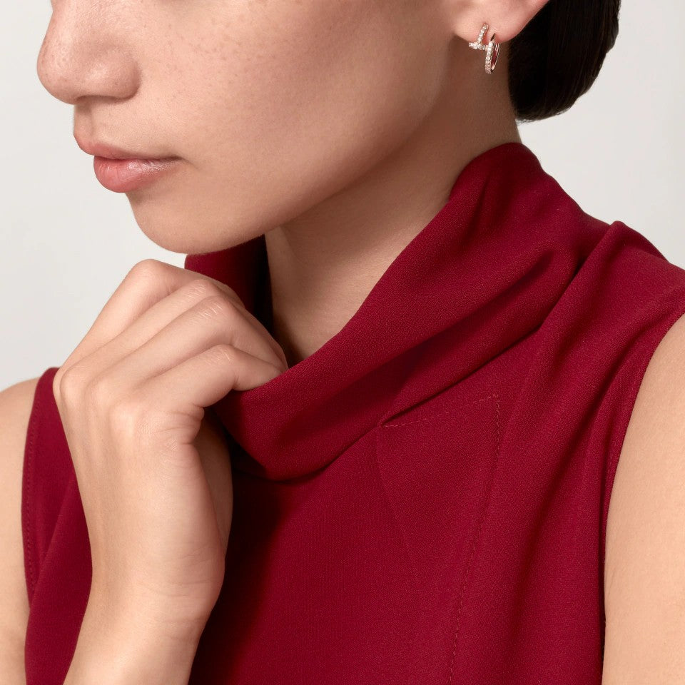 [OAK JURI]JUSTE FULL DIAMOND SMALL EARRINGS