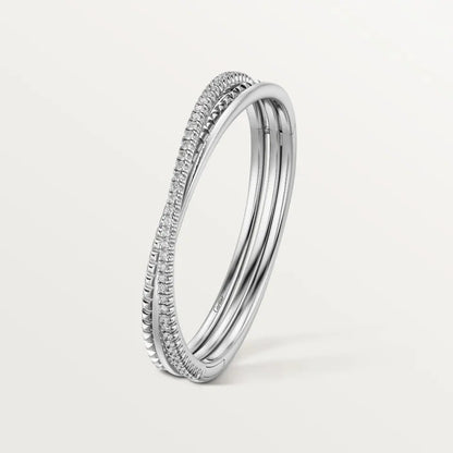 [OAK JURI]ETINCELLE HALF-PAVED DIAMOND BRACELET
