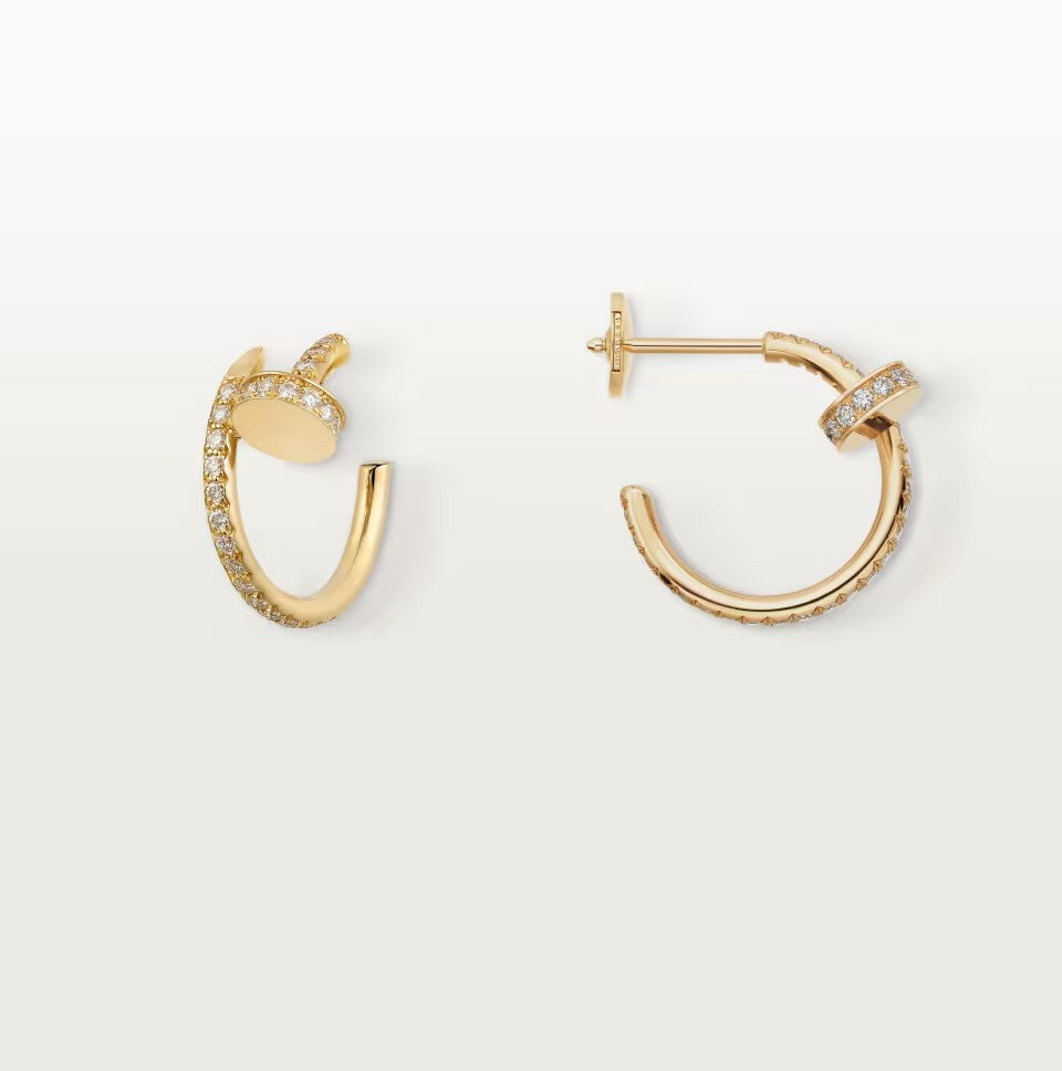 [OAK JURI]JUSTE FULL DIAMOND SMALL EARRINGS