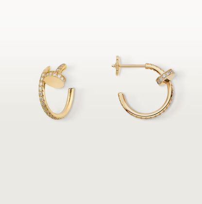 [OAK JURI]JUSTE FULL DIAMOND SMALL EARRINGS