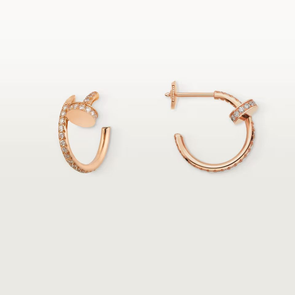 [OAK JURI]JUSTE FULL DIAMOND SMALL EARRINGS