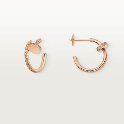 [OAK JURI]JUSTE FULL DIAMOND SMALL EARRINGS
