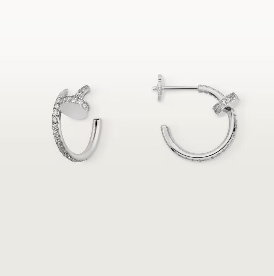 [OAK JURI]JUSTE FULL DIAMOND SMALL EARRINGS