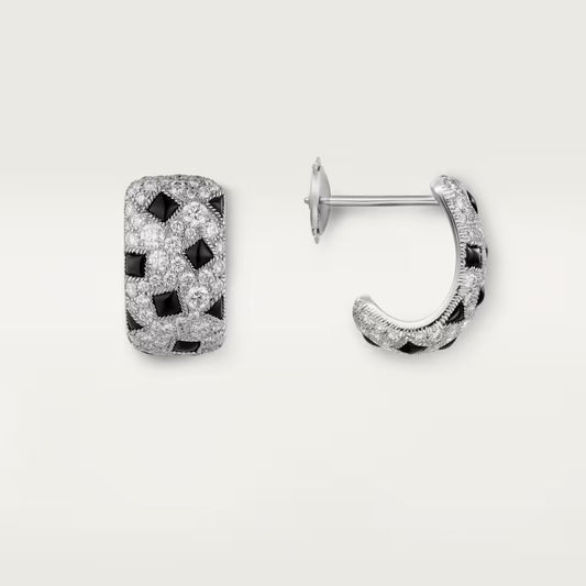 [OAK JURI]PANTHERE MINI FULL DIAMOND EARRINGS