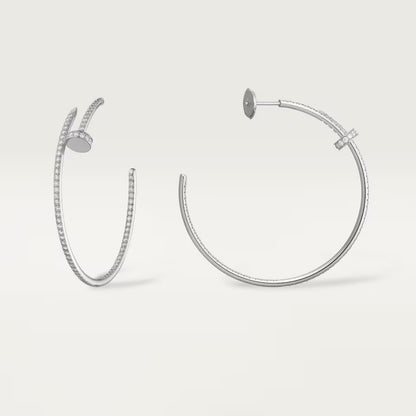 [OAK JURI]JUSTE FULL DIAMOND LARGE EARRINGS