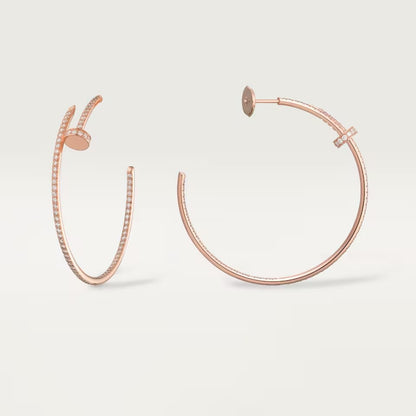 [OAK JURI]JUSTE FULL DIAMOND LARGE EARRINGS