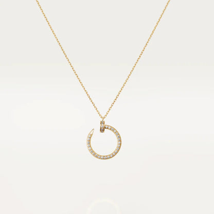 [OAK JURI]JUSTE NECKLACE GOLD DIAMONDS