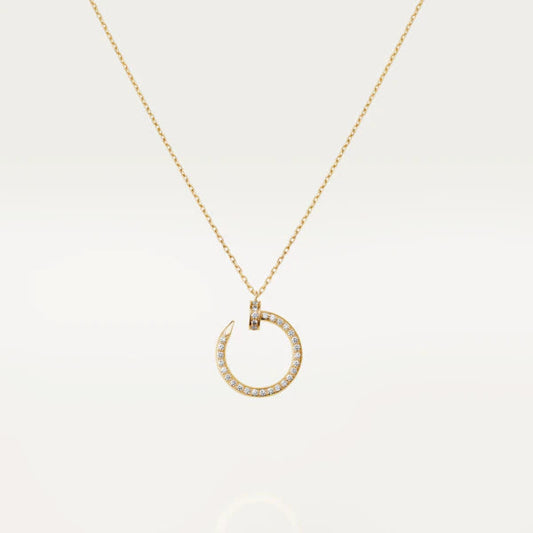 [OAK JURI]JUSTE NECKLACE GOLD DIAMONDS