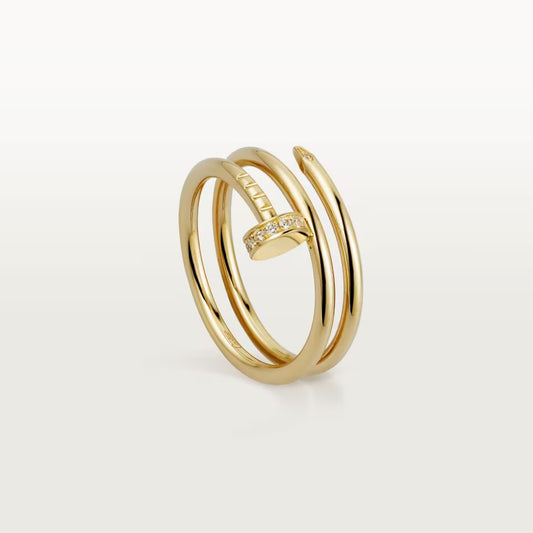 [OAK JURI]JUSTE RING 4.8MM HALF DIAMOND