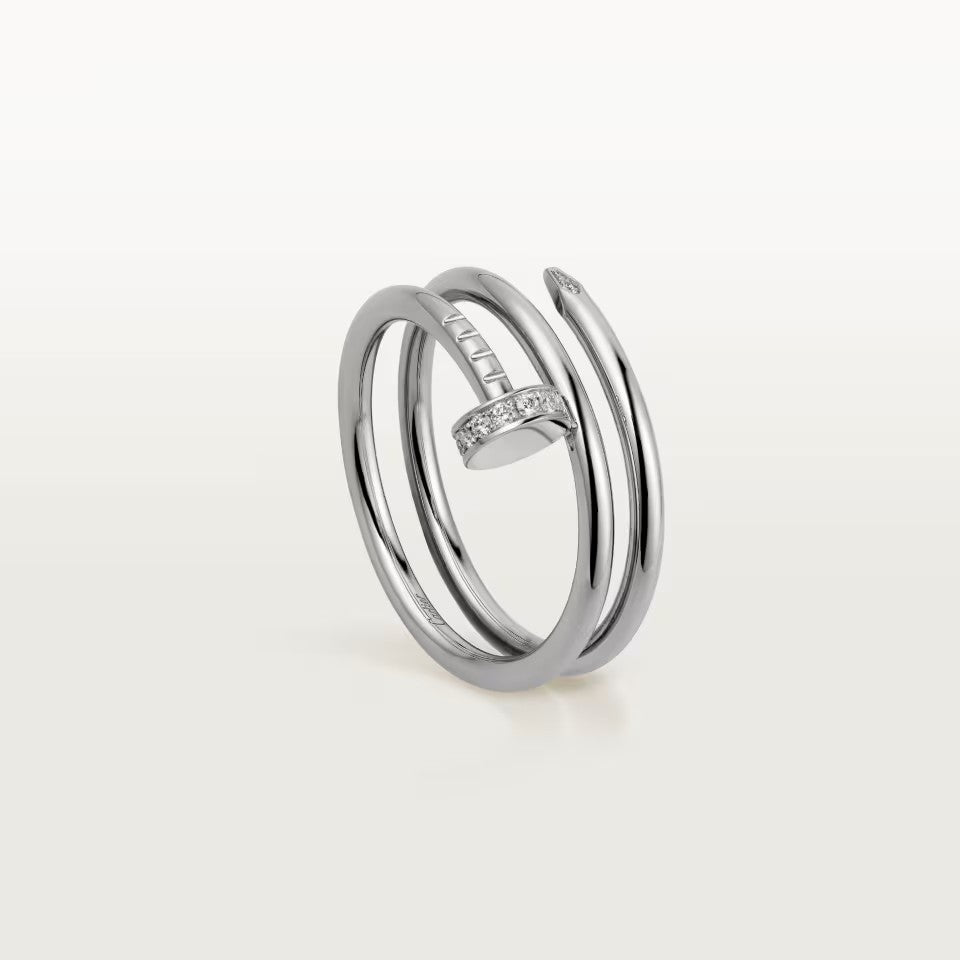 [OAK JURI]JUSTE RING 4.8MM HALF DIAMOND